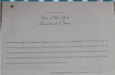 美國公司公證認(rèn)證樣本