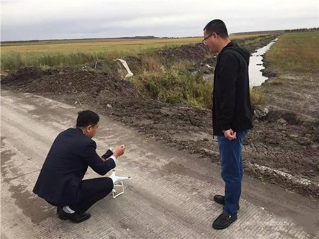 無人機參與證據(jù)保全公證-公證員辦案現(xiàn)場